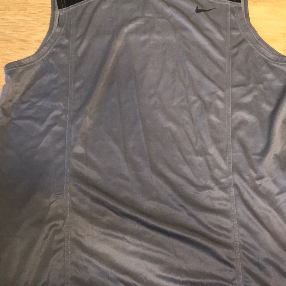 Grey and black XL mens dri-fit Nike tank